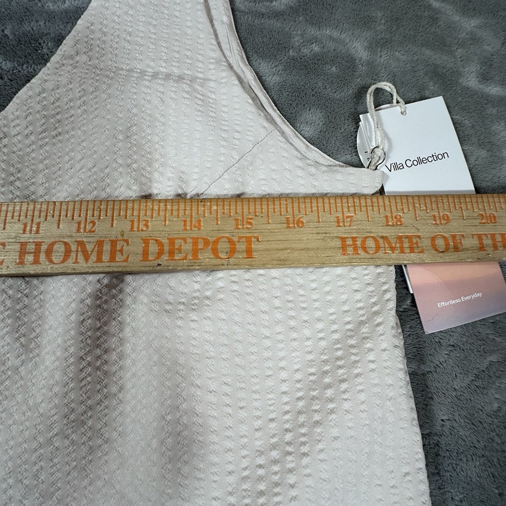 VUORI Villa Textured Short + Crop Tank Set Milkweed Neutral Small 4 Way Stretch - Picture 12 of 13